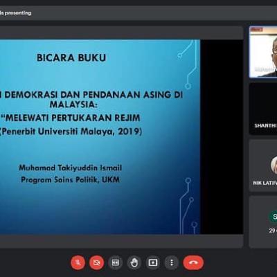 Bicara Buku_Bantuan Demokrasi & Pendanaan Asing di Malaysia Melewati Pertukaran Rejim
