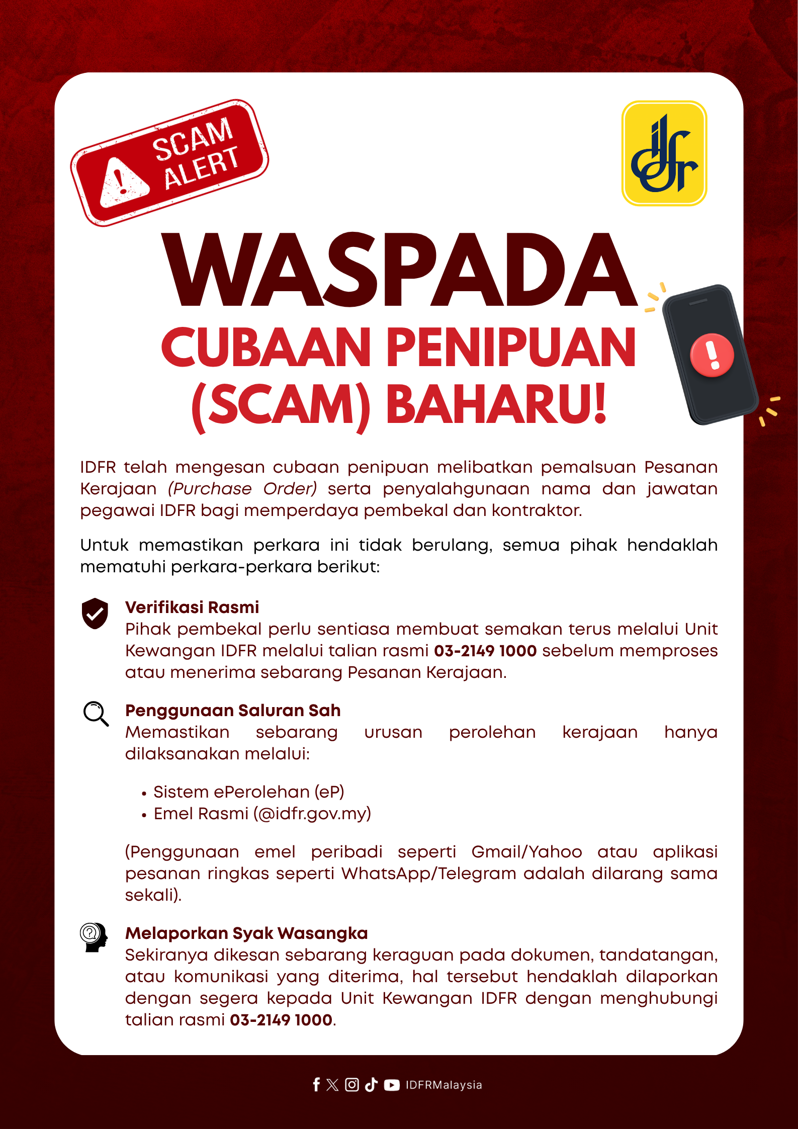 scam poster